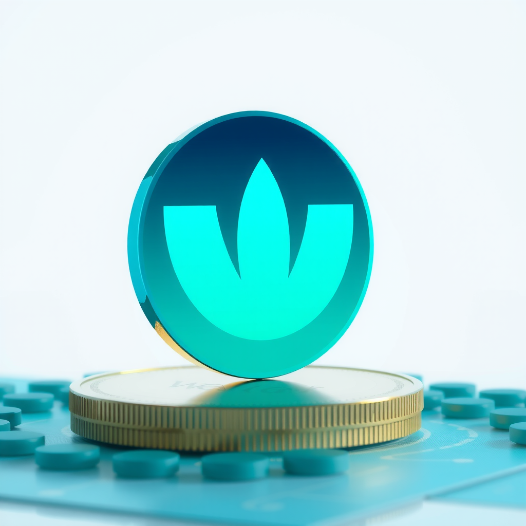 Wealthsimple - Modern cryptocurrency trading platform logo with teal gradient design